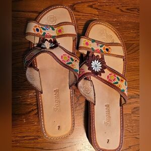 FAGUSA Mexican Sandals Women's US SIZE 10